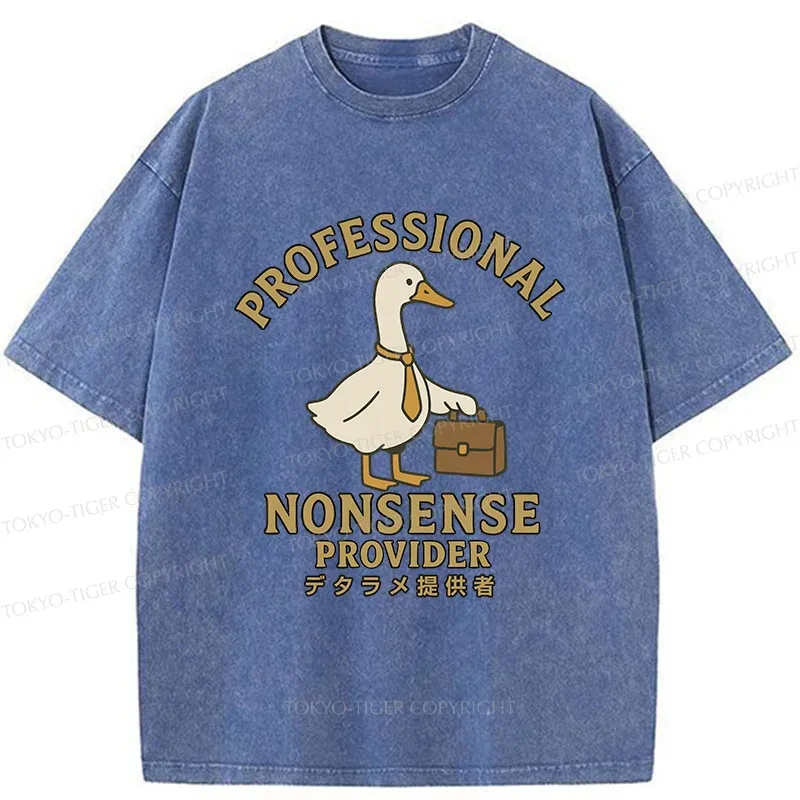 Tokyo-Tiger Professional Goose Washed T-Shirt