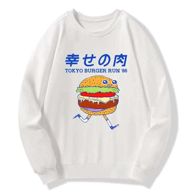 Tokyo-Tiger Tokyo Burger Run Japanese Sweatshirt Sale