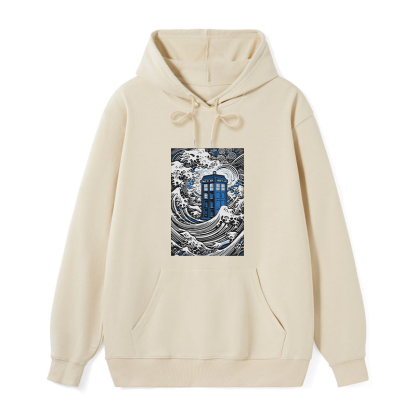 Tokyo-Tiger The Great Wave Off Tardis Classic Hoodie
