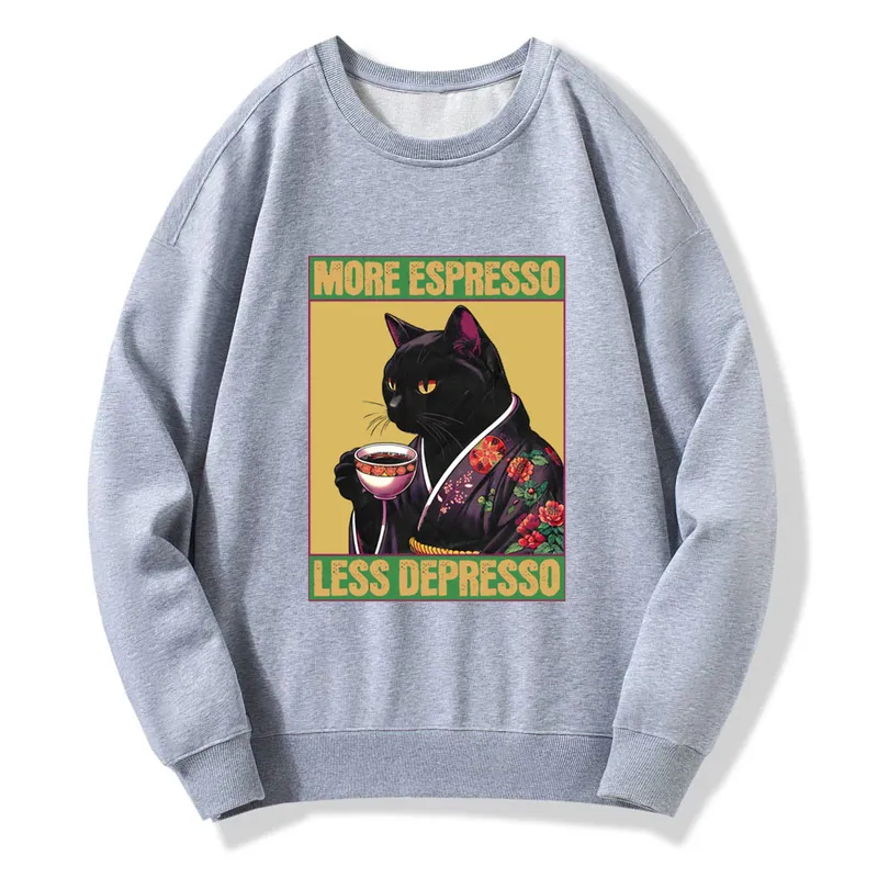 Tokyo-Tiger Up Caffeine Down Depression Sweatshirt