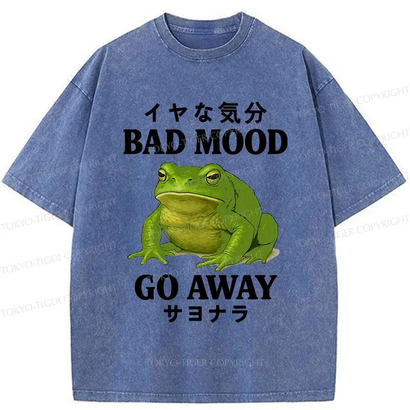 Tokyo-Tiger Goodbye To Bad Moods Washed T-Shirt