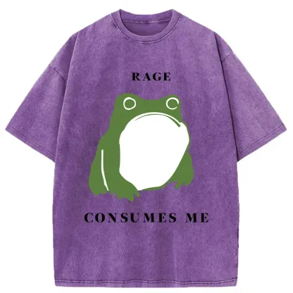 Tokyo-Tiger Rage Consumes Me Washed T-Shirt