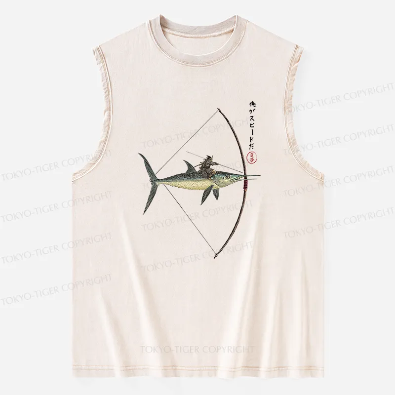 Tokyo-Tiger I Am Speed Washed Tank Sale