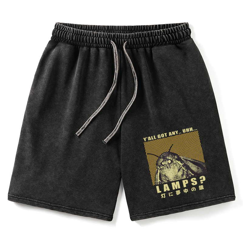 Tokyo-Tiger Moth Obsessed With The Light Washed Shorts
