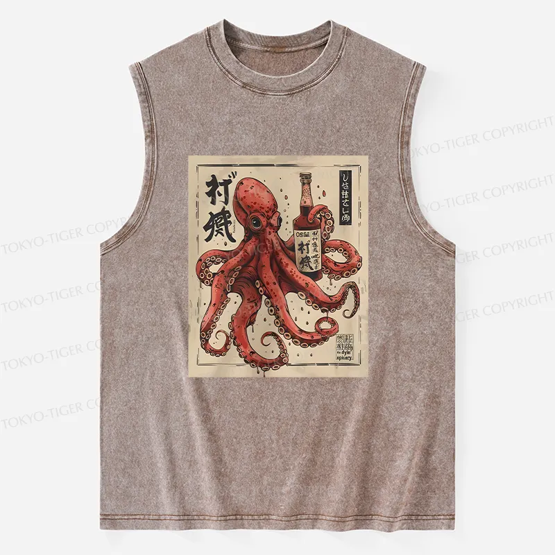 Tokyo-Tiger Osaka Saké Octopus Washed Tank