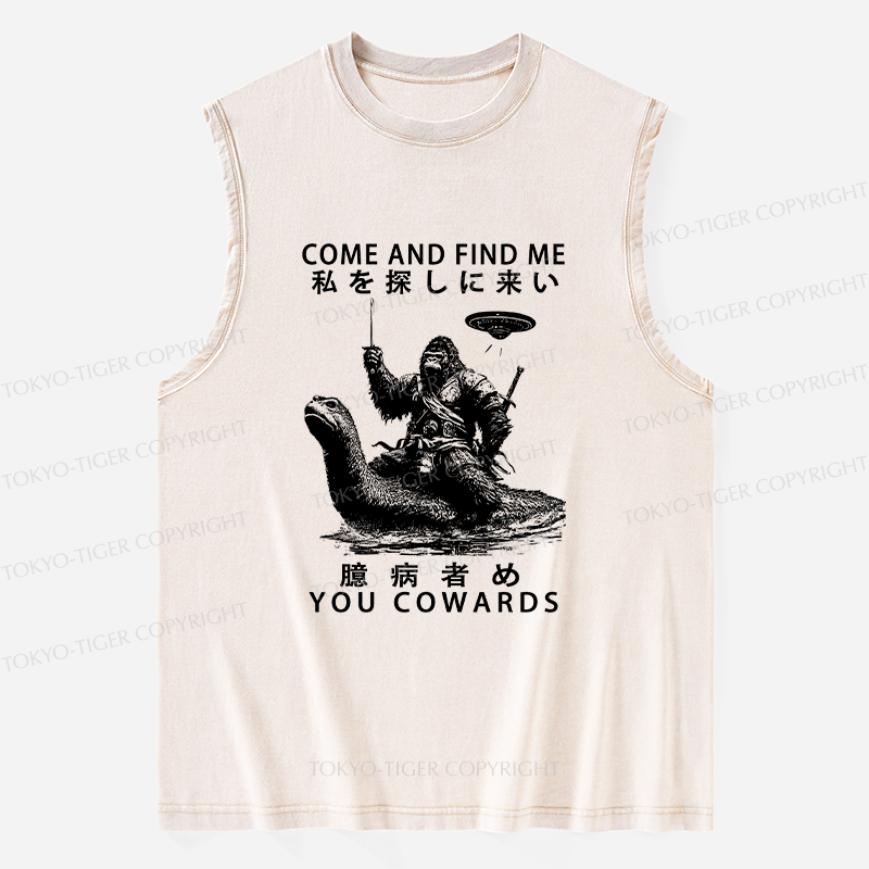 Tokyo-Tiger Can You Find Us Washed Tank