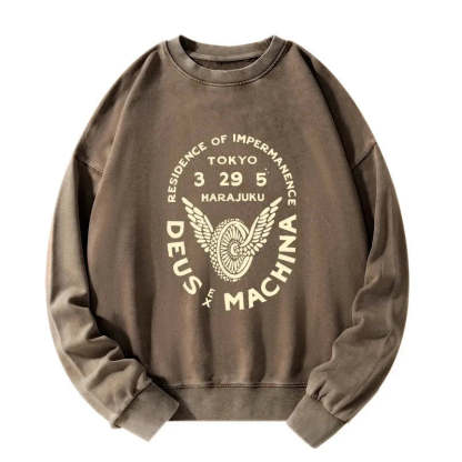 Tokyo-Tiger Deus Ex Machina Tokyo Washed Sweatshirt