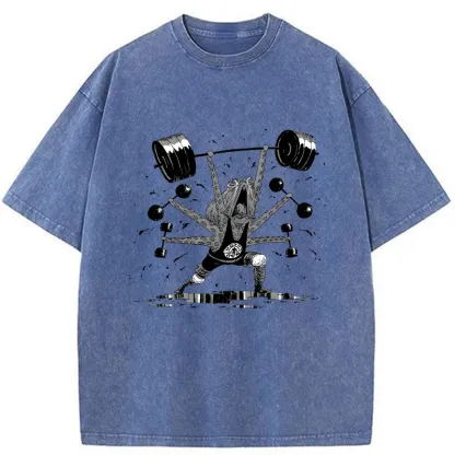 Tokyo-Tiger Octopus Is Working Hard Washed T-Shirt