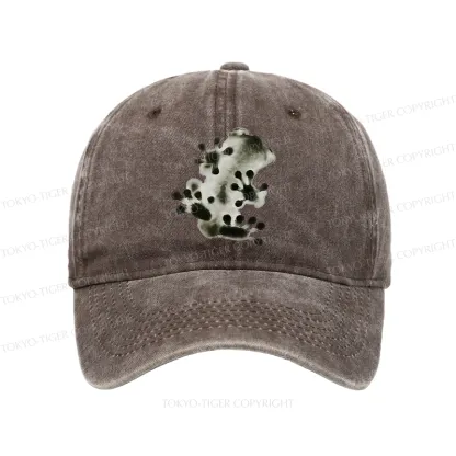 Tokyo-Tiger Ink Painting Frog Washed Cap