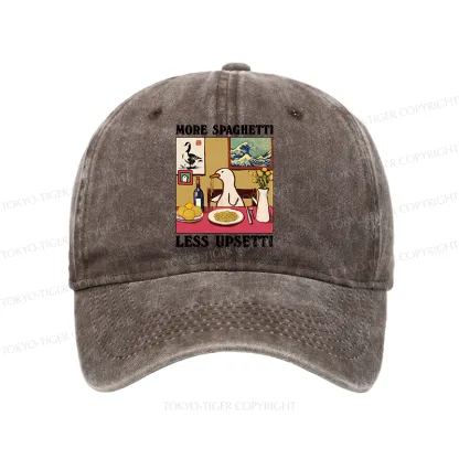 Tokyo-Tiger More Spaghetti Less Upsetti Goose Washed Cap