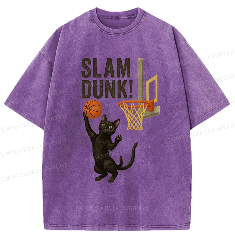 Tokyo-Tiger Black Cat Is Shooting Washed T-Shirt