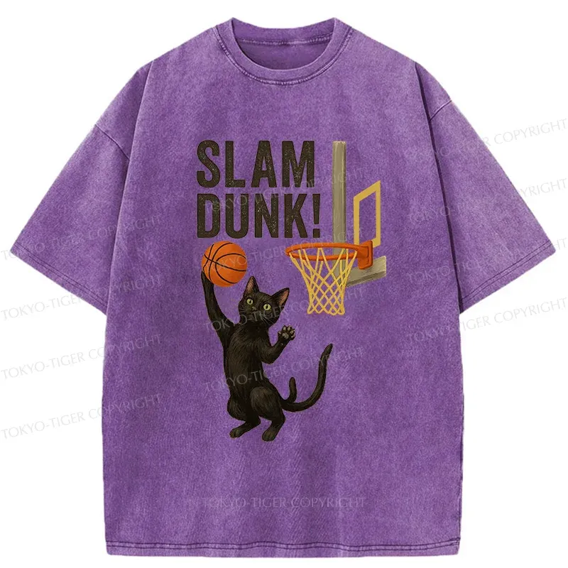 Tokyo-Tiger Black Cat Is Shooting Washed T-Shirt