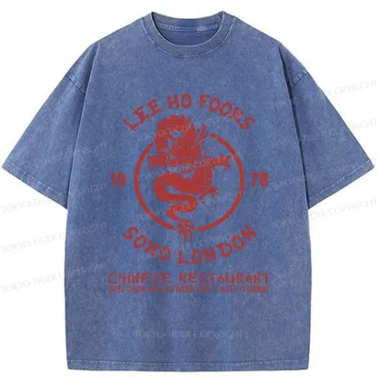 Tokyo-Tiger Chinese Restaurant Washed T-Shirt