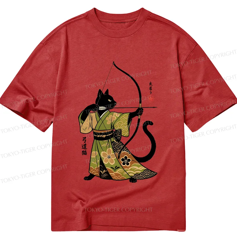 Tokyo-Tiger Japan Cat Archery Classic T-Shirt