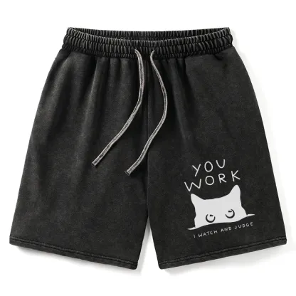 Tokyo-Tiger A Cat That Spies Washed Shorts