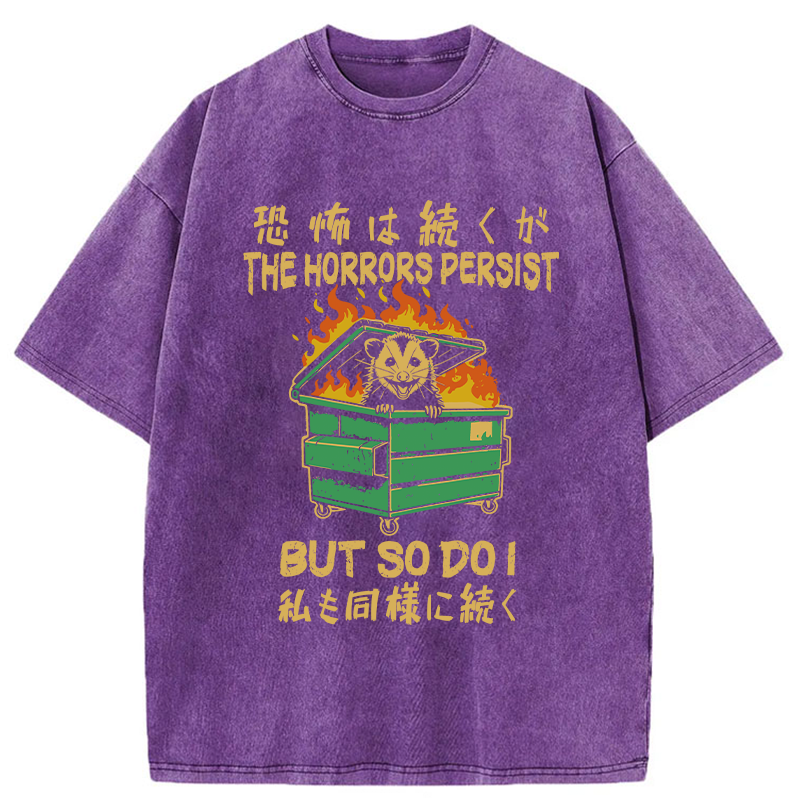 Tokyo-Tiger The Terror Persist Washed T-Shirt