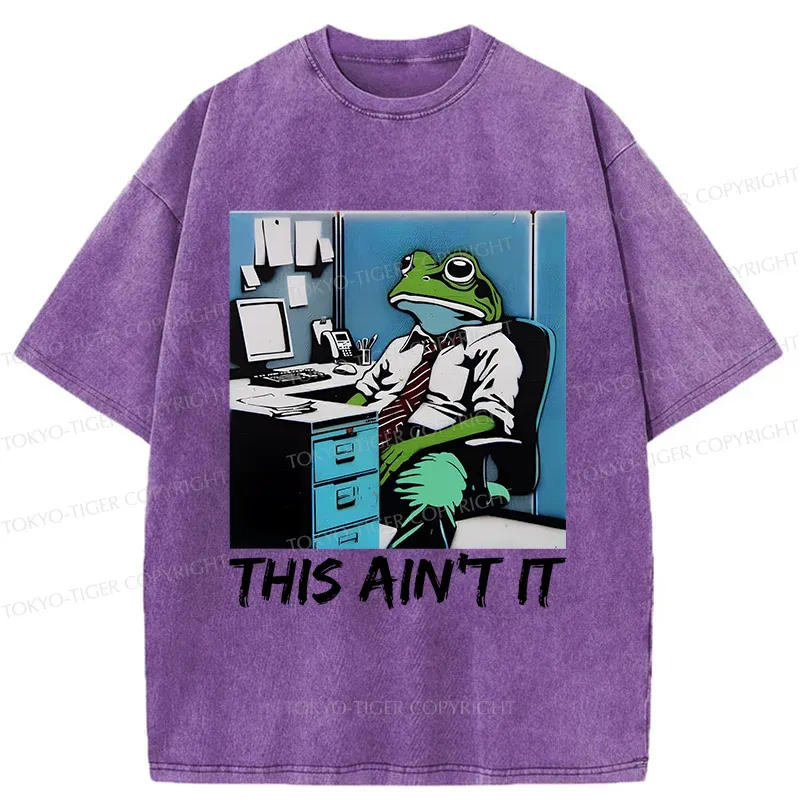 Tokyo-Tiger Working Frog Washed T-Shirt