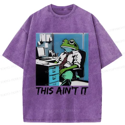 Tokyo-Tiger Working Frog Washed T-Shirt