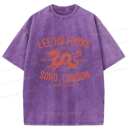 Tokyo-Tiger Delicious Chinese Restaurant Washed T-Shirt