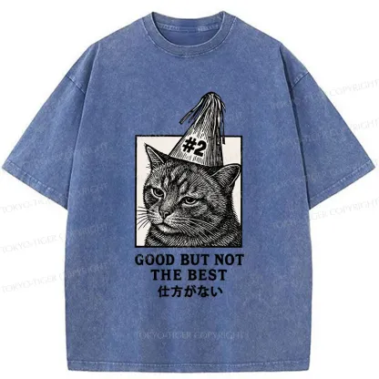 Tokyo-Tiger Second Place Cat Washed T-Shirt