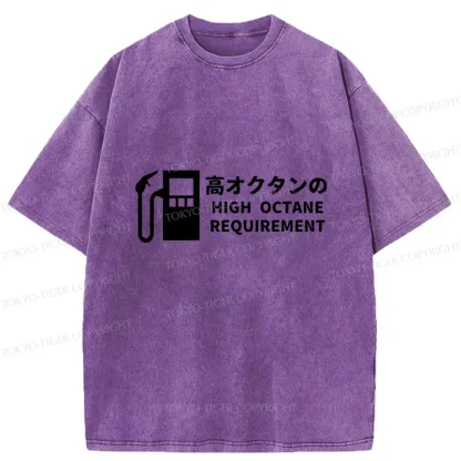 Tokyo-Tiger High Octane Requirement Washed T-Shirt