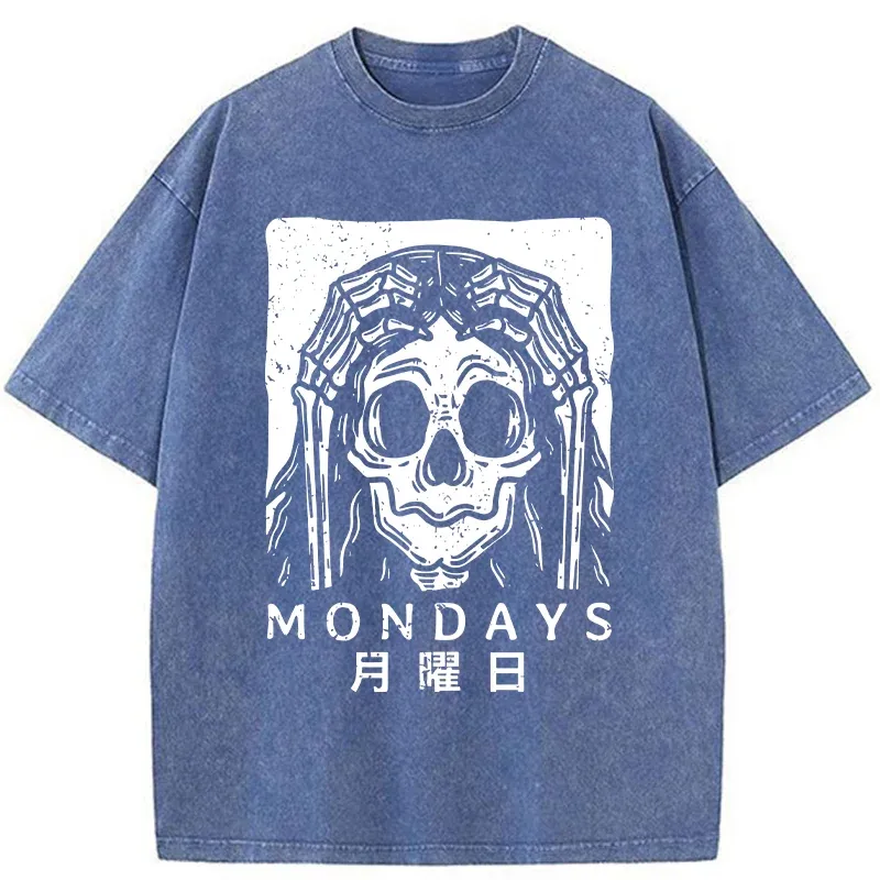 Tokyo-Tiger Painful Monday Washed T-Shirt