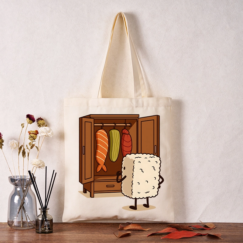 Tokyo-Tiger Sushi Pick Out Clothes Tote Bag