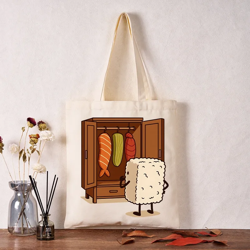 Tokyo-Tiger Sushi Pick Out Clothes Tote Bag