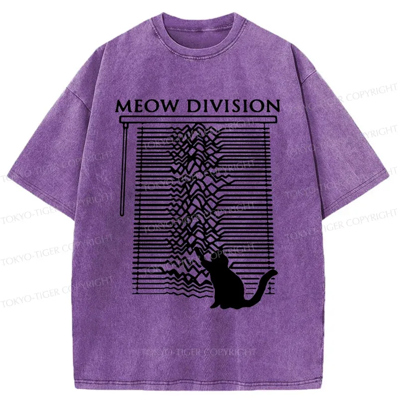 Tokyo-Tiger MEOW Music Washed T-Shirt