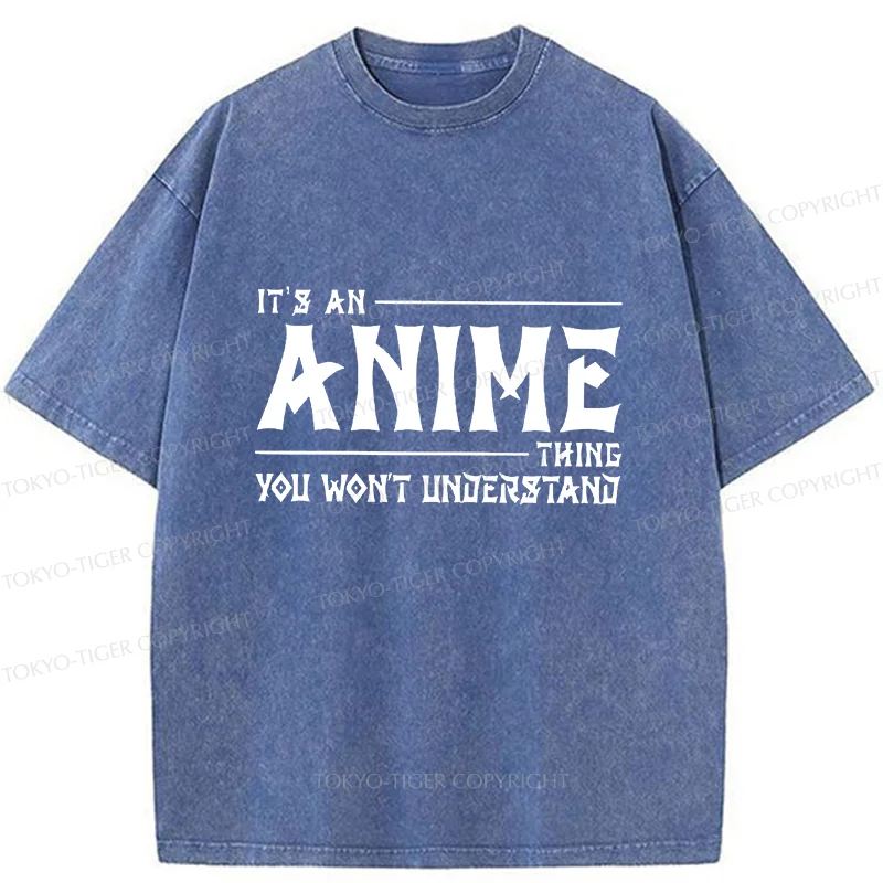 Tokyo-Tiger Interesting Anime Things Washed T-Shirt