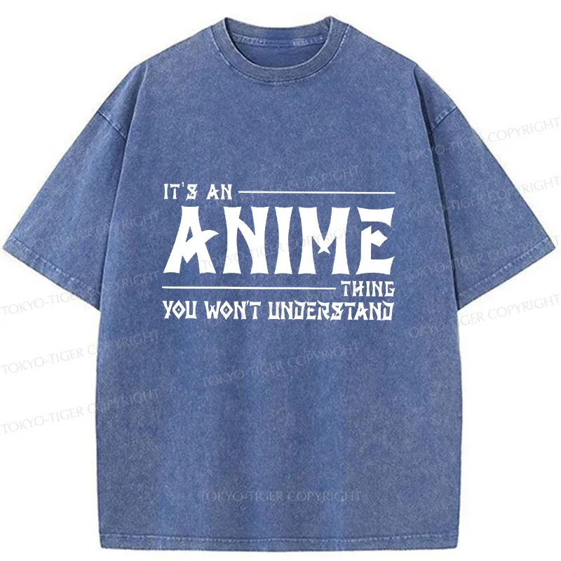 Tokyo-Tiger Interesting Anime Things Washed T-Shirt