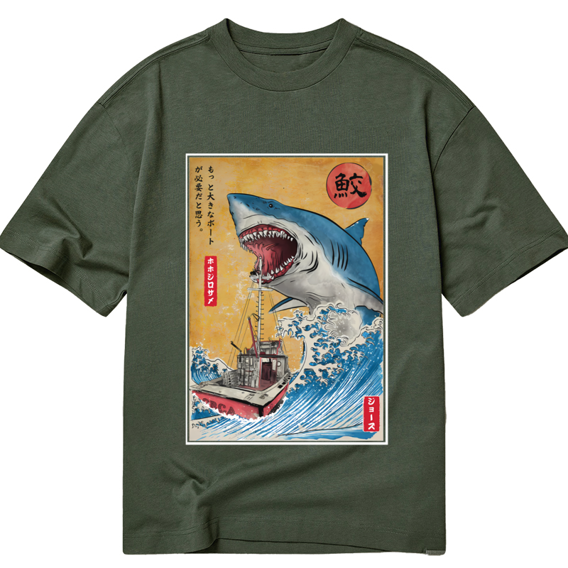 Tokyo-Tiger Ukiyoe Shark Japan Classic T-Shirt