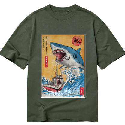 Tokyo-Tiger Ukiyoe Shark Japan Classic T-Shirt
