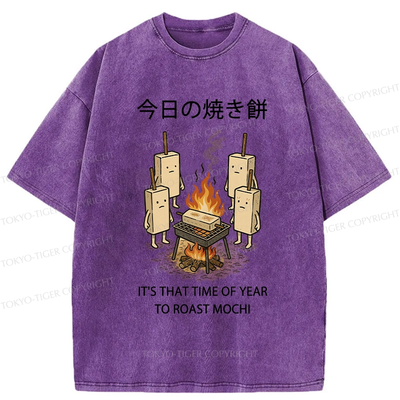 Tokyo-Tiger Today's Roast Mochi Washed T-Shirt