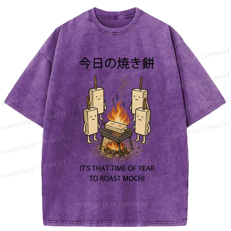 Tokyo-Tiger Today's Roast Mochi Washed T-Shirt