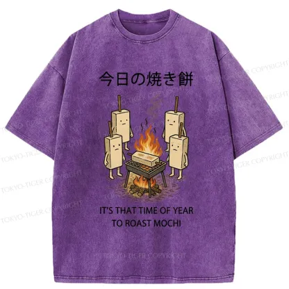 Tokyo-Tiger Today's Roast Mochi Washed T-Shirt