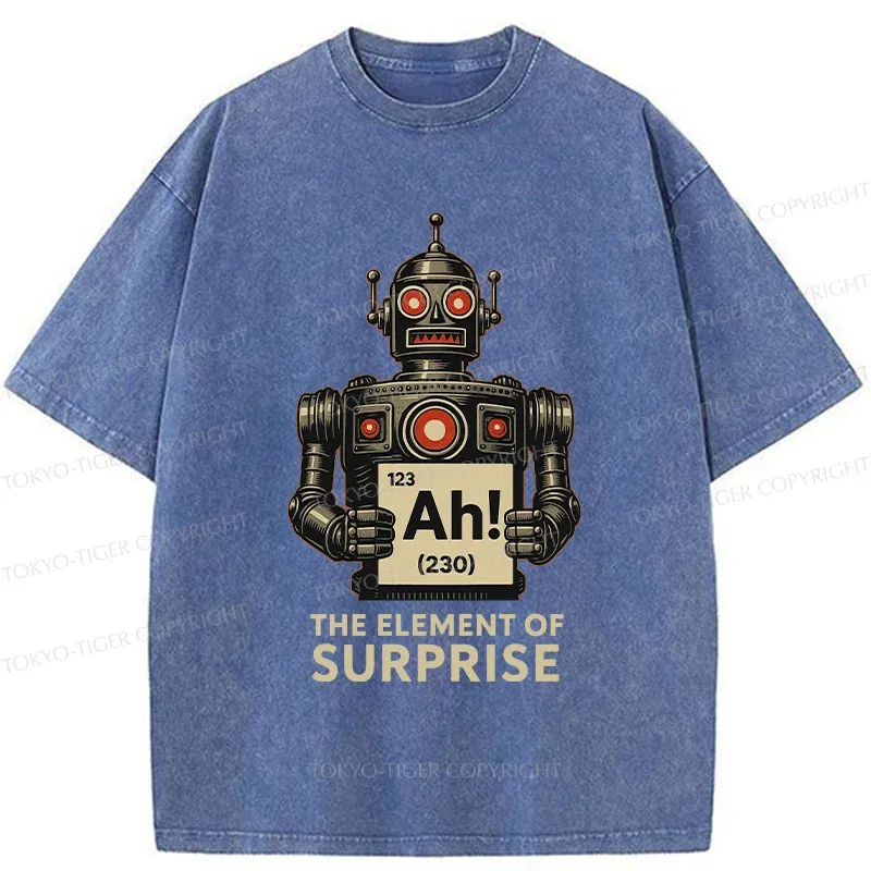 Tokyo-Tiger Machine Gets Surprised Washed T-Shirt