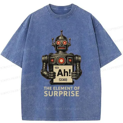 Tokyo-Tiger Machine Gets Surprised Washed T-Shirt