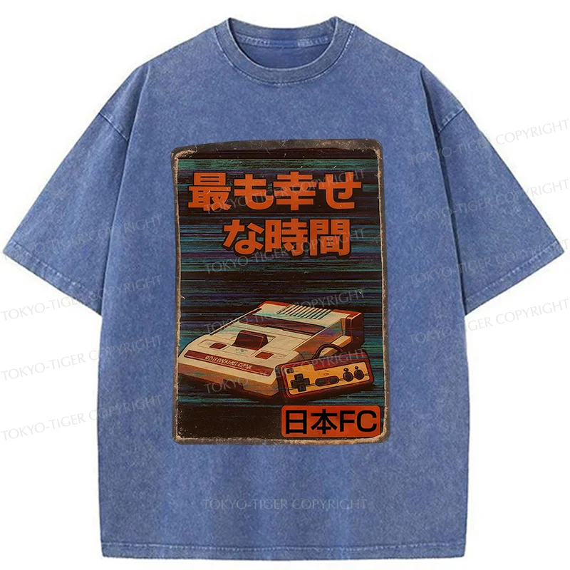 Tokyo-Tiger Vintage Japanese Items Washed T-Shirt