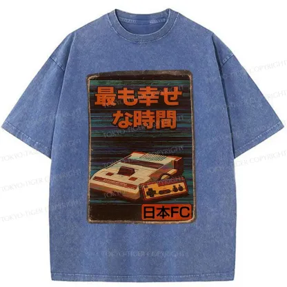 Tokyo-Tiger Vintage Japanese Items Washed T-Shirt