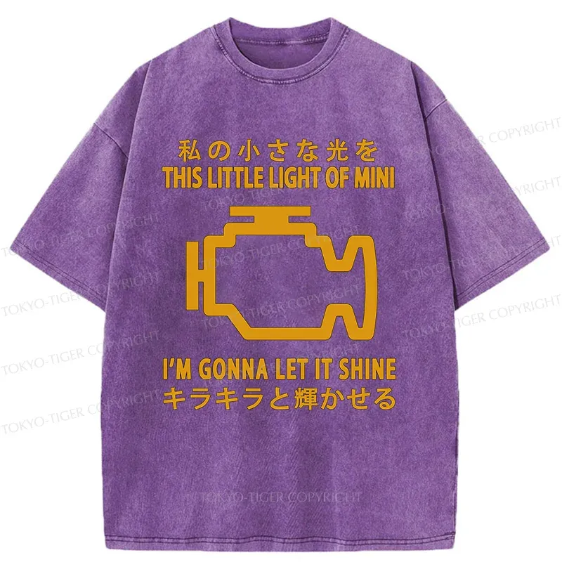 Tokyo-Tiger Glowing Fault Light Washed T-Shirt
