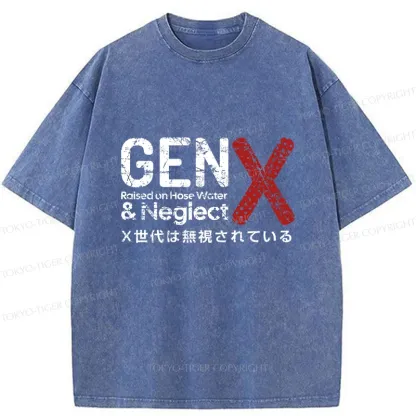 Tokyo-Tiger Neglected Generation X Washed T-Shirt