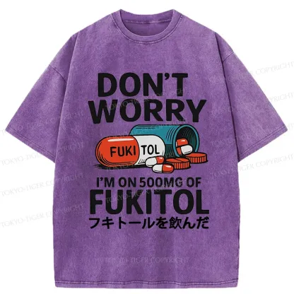 Tokyo-Tiger I'm Taking Sedatives Washed T-Shirt