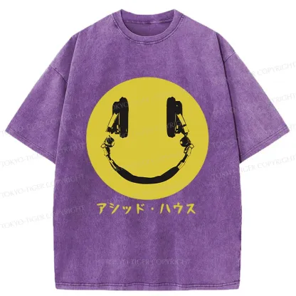 Tokyo-Tiger House Music Washed T-Shirt