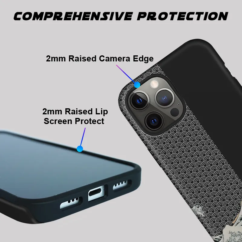 Tokyo-Tiger Half Of The Wave Phone Case