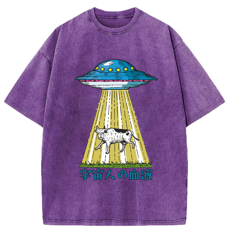Tokyo-Tiger Alien Blood Washed T-Shirt