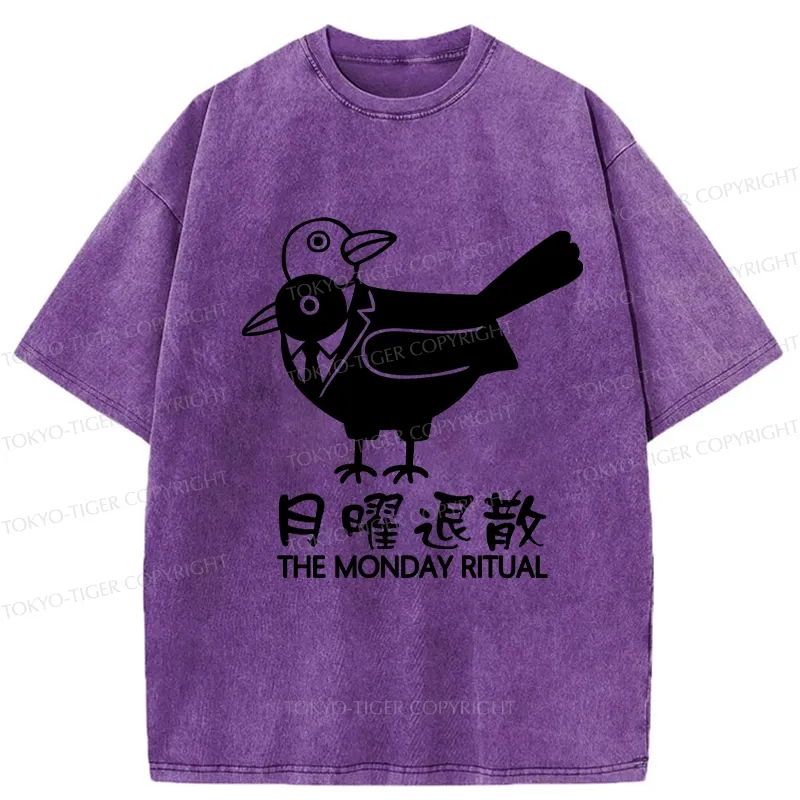 Tokyo-Tiger The Monday Ritual Washed T-Shirt