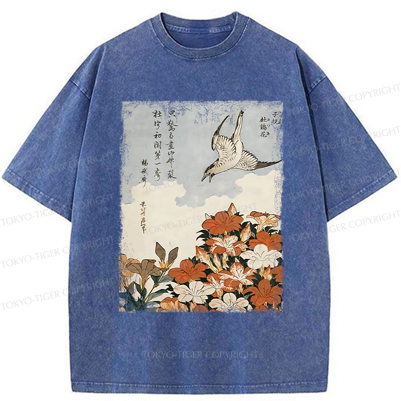 Tokyo-Tiger Azalea And Rhododendron Washed T-Shirt