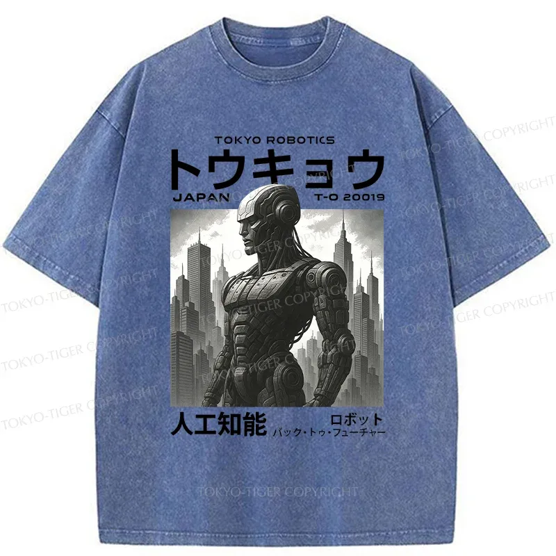 Tokyo-Tiger Humanoid Machine Washed T-Shirt