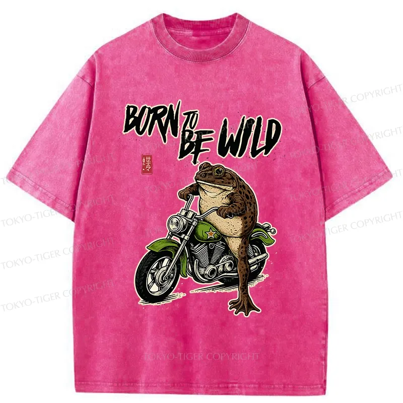 Tokyo-Tiger Born To Be Wild Washed T-Shirt
